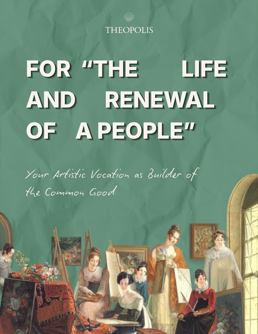 Your Artistic Vocation as Builder of the Common Good — event poster