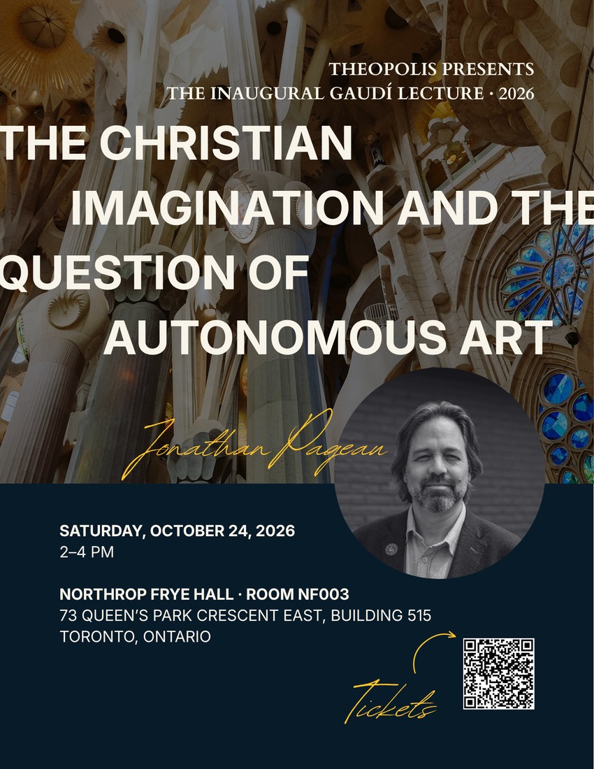 The Inaugural Gaudí Lecture — event poster