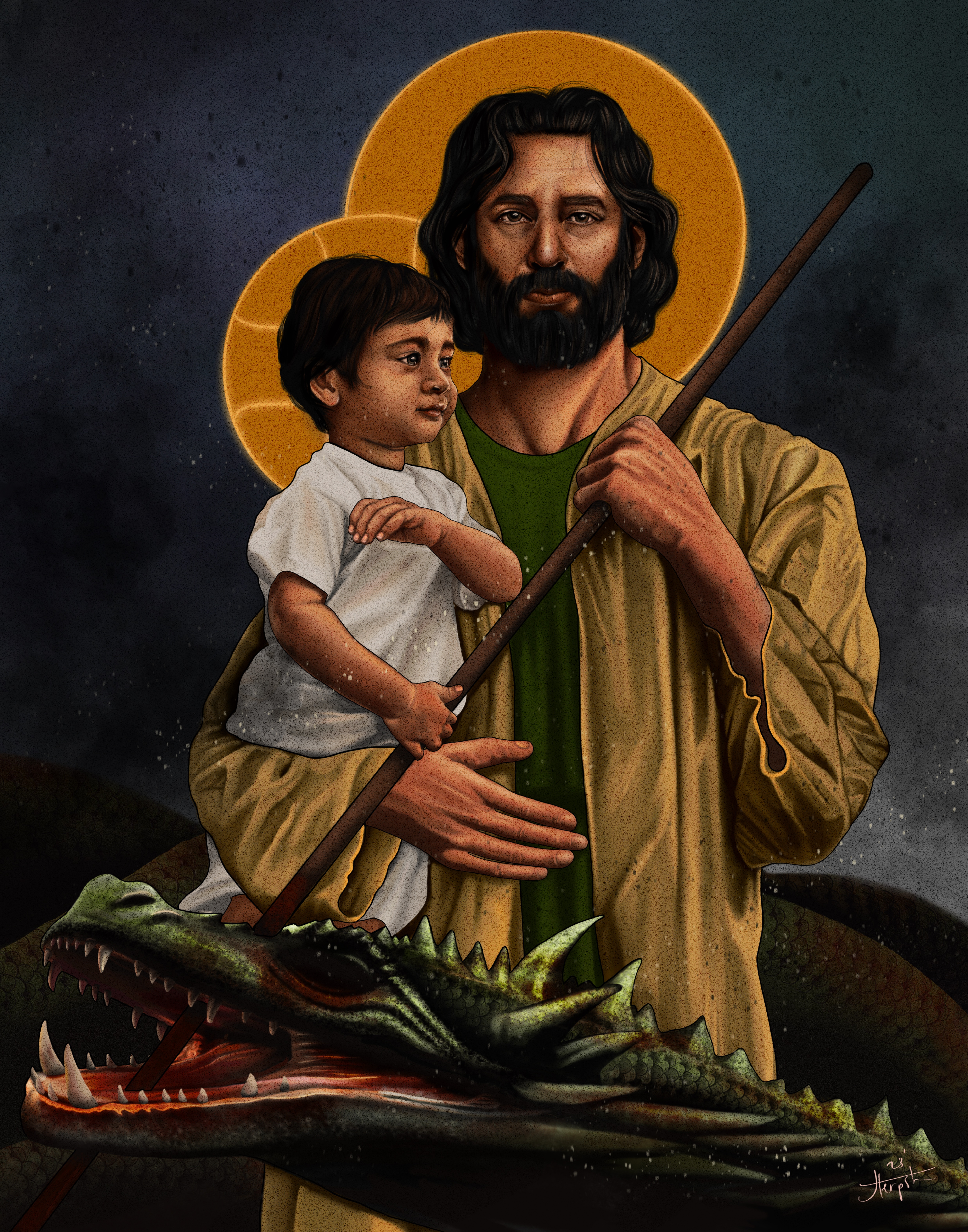 St. Joseph Terror of Demons by Joshua Terpstra